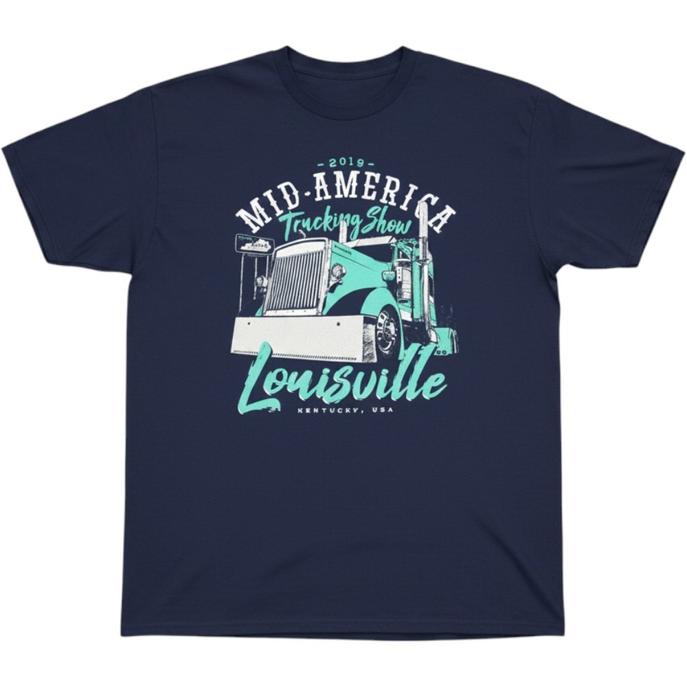 Hammerlane Mens 3X 2019 Mid-America Trucking Show Louisville Semi Truck T-Shirt